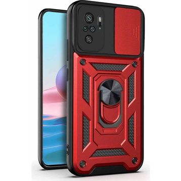 Microsonic Xiaomi Redmi Note 10S Impact Resistant Kırmızı Kılıf