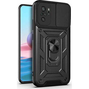 Microsonic Xiaomi Redmi Note 10S Impact Resistant Siyah Kılıf
