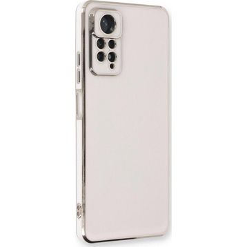 Microsonic Xiaomi Redmi Note 11 Pro 5G Olive Plated Beyaz Cep Telefonu Kılıfı