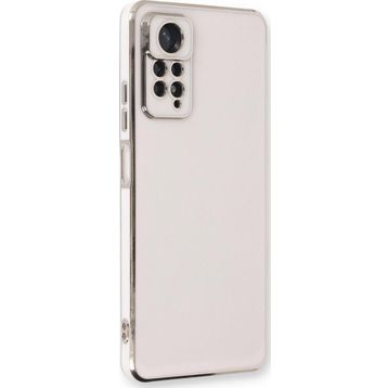 Microsonic Xiaomi Redmi Note 11 Pro 5G Olive Plated Beyaz Cep Telefonu Kılıfı