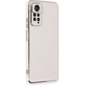 Microsonic Xiaomi Redmi Note 11 Pro 5G Olive Plated Beyaz Cep Telefonu Kılıfı