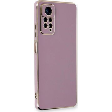 Microsonic Xiaomi Redmi Note 11 Pro 5G Olive Plated Lila Cep Telefonu Kılıfı