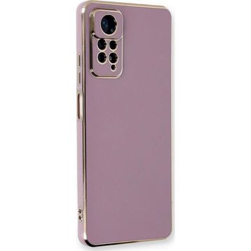 Microsonic Xiaomi Redmi Note 11 Pro 5G Olive Plated Lila Cep Telefonu Kılıfı