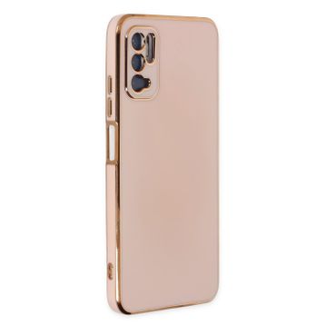 Microsonic Xiaomi Redmi Note 11 SE Olive Plated Pembe Cep Telefonu Kılıfı