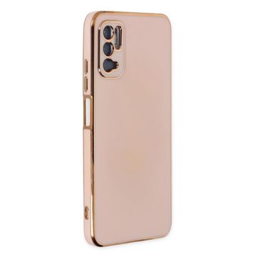 Microsonic Xiaomi Redmi Note 11 SE Olive Plated Pembe Cep Telefonu Kılıfı