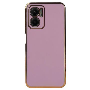 Microsonic Xiaomi Redmi Note 11E Olive Plated Lila Cep Telefonu Kılıfı