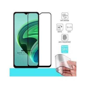 Microsonic Xiaomi Redmi Note 11E Seramik Matte Flexible Siyah Ekran Koruyucu