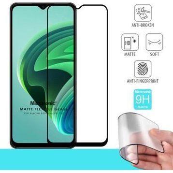 Microsonic Xiaomi Redmi Note 11E Seramik Matte Flexible Siyah Ekran Koruyucu