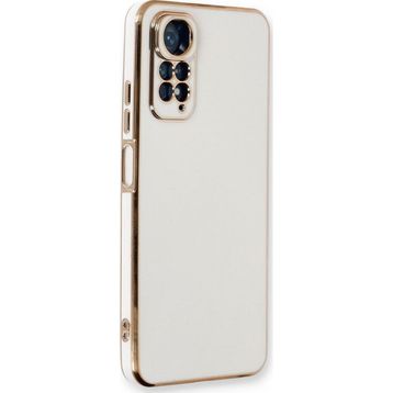 Microsonic Xiaomi Redmi Note 11S Olive Plated Beyaz Kılıf