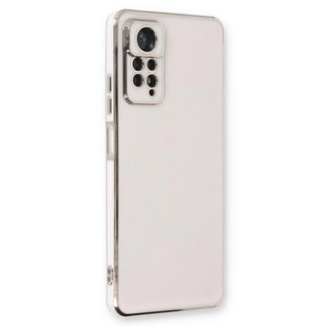 Microsonic Xiaomi Redmi Note 12 Pro 4G Olive Plated Beyaz Cep Telefonu Kılıfı