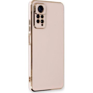 Microsonic Xiaomi Redmi Note 12 Pro 4G Olive Plated Pembe Cep Telefonu Kılıfı