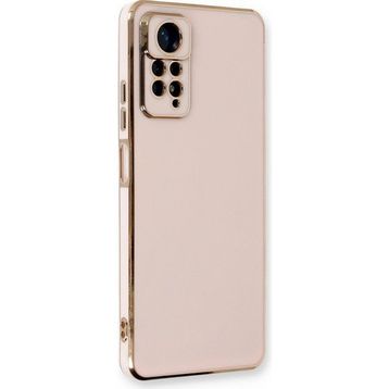 Microsonic Xiaomi Redmi Note 12 Pro 4G Olive Plated Pembe Cep Telefonu Kılıfı