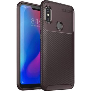 Microsonic Xiaomi Redmi Note 6 Pro Legion Series Kahverengi Kılıf