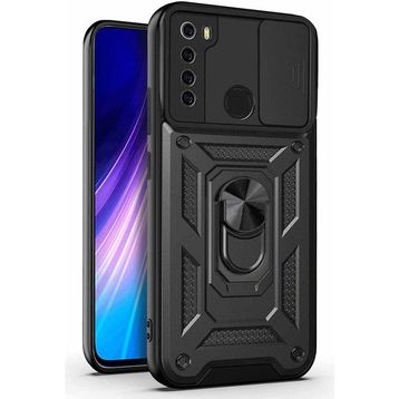 Microsonic Xiaomi Redmi Note 8 Impact Resistant Siyah Cep Telefonu Kılıfı