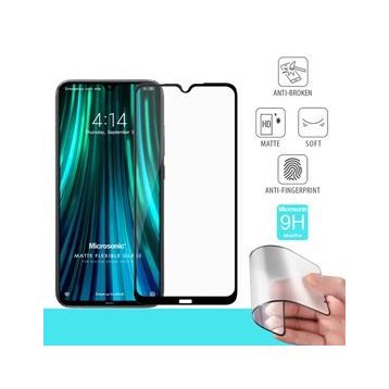 Microsonic Xiaomi Redmi Note 8 Seramik Matte Flexible Siyah Ekran Koruyucu