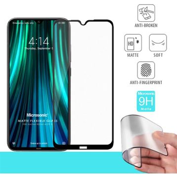 Microsonic Xiaomi Redmi Note 8 Seramik Matte Flexible Siyah Ekran Koruyucu