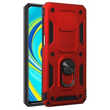 Microsonic Xiaomi Redmi Note 9S Impact Resistant Kırmızı Cep Telefonu Kılıfı