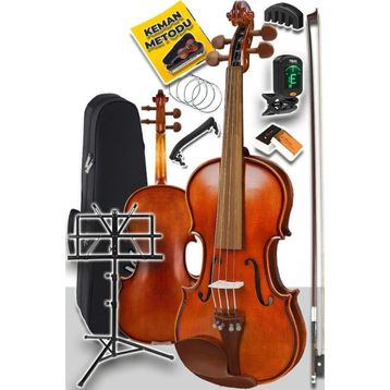 Midex 23053 GLA 124X Set Profesyonel Üst Kalite Gül Ağacı Keman