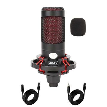 Midex CXN-30 Condenser + 48V Stüdyo Ses Kayıt Mikrofonu Stüdyo Ekipman Seti
