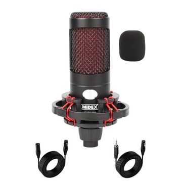 Midex CXN-30 Condenser + 48V Stüdyo Ses Kayıt Mikrofonu Stüdyo Ekipman Seti