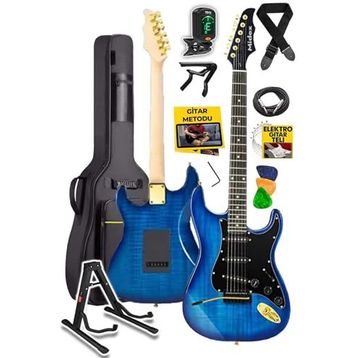 Midex GLC-40BL Profesyonel Mavi Elektro Gitar