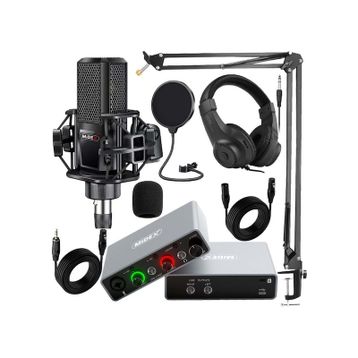 Midex GLX-700GR Ses Kartı + MX-2020 Stüdyo Mikrofon Stüdyo Ekipman Seti