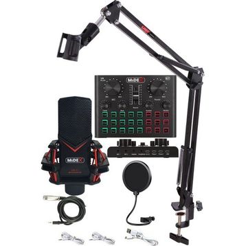 Midex Gmx-1 Record Set Condenser Mikrofon Ses Kartı Canlı Yayın Paketi