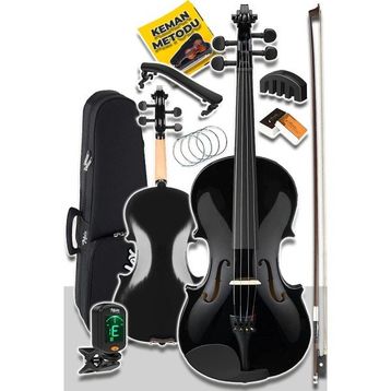 Midex HGA44BK-PAK 4/4 Full Siyah Set Keman
