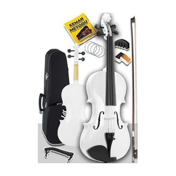 Midex HGA44WH-TYS Beyaz 4/4 Tam Boy Keman Seti