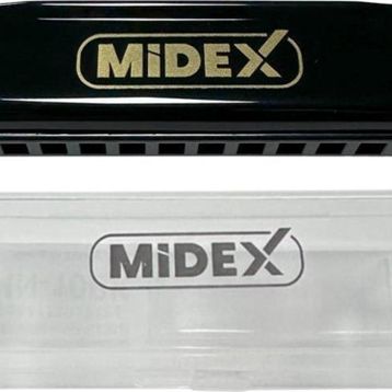 Midex HN-10BK Siyah Örf Aletleri 10 Delikli Mızıka