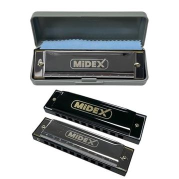Midex HN-10SL Silver Örf Aletleri 10 Delikli Mızıka