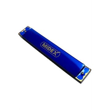Midex HN-20BL Mavi 20 Delikli Mızıka