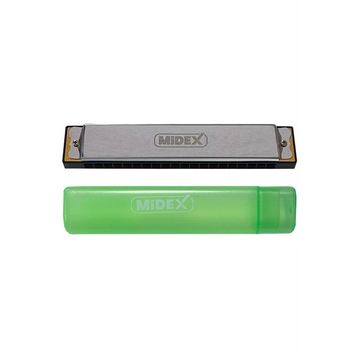 Midex HN-20SL Silver 20 Delikli Mızıka