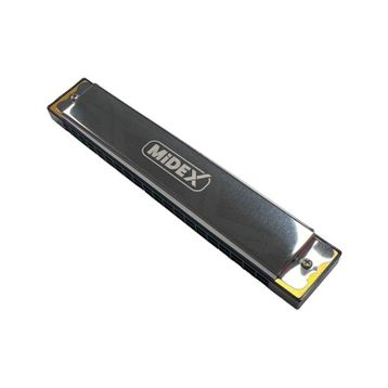 Midex HN-20SL Silver 20 Delikli Mızıka