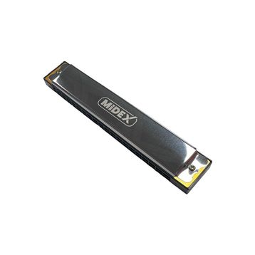 Midex HN-20SL Silver 20 Delikli Mızıka