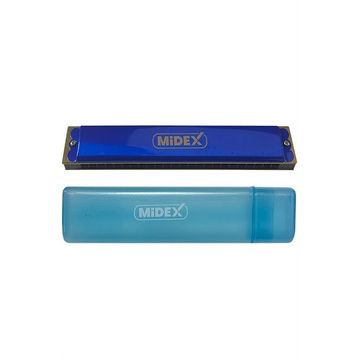Midex HN-24BL Mavi 24 Delikli Mızıka