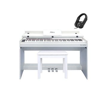 Midex Plx-140 Pro-Wh Bluetoothlu Tuş Hassasiyetli 88 Tuşlu Kapaklı Beyaz Dijital Piyano