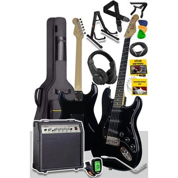 Midex RPH-30BK Full Black Profesyonel Elektro Gitar