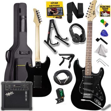 Midex RPH-30BK Full Black Profesyonel Elektro Gitar