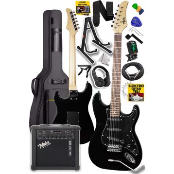 Midex RPH-30BK Full Black Profesyonel Elektro Gitar