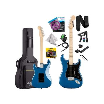 Midex RPH-30BL Maple Klavye Strat Kasa SSS Elektro Gitar Seti