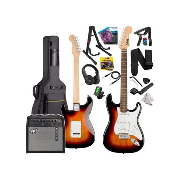 Midex RPH-30SB Gül Klavye Strat Kasa SSS Elektro Gitar Seti