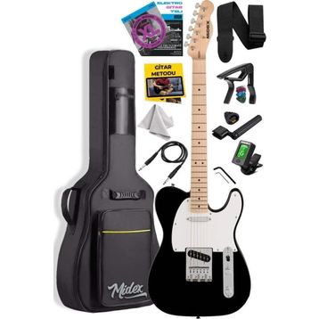 Midex TLX-50WB Tele Kasa Maple Klavye 2 Single-Coil Manyetik Elektro Gitar