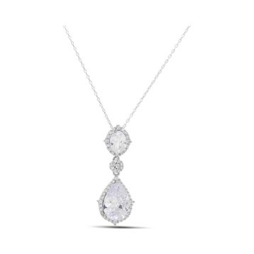 Midyat Nurtaş 201021888 Zirkon Taşlı 925 Ayar Gümüş Kadın Kolye