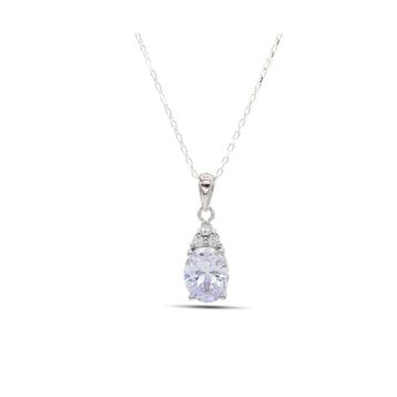 Midyat Nurtaş 201021900 Zirkon Taşlı 925 Ayar Gümüş Kadın Kolye
