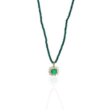 Midyat Nurtaş 201023065 Paraiba Taşlı 925 Ayar Aşk Gümüş Kolye