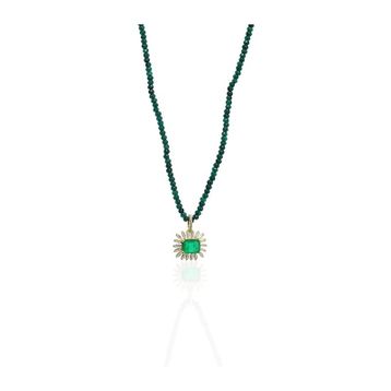 Midyat Nurtaş 201023065 Paraiba Taşlı 925 Ayar Aşk Gümüş Kolye