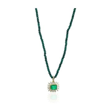 Midyat Nurtaş 201023065 Paraiba Taşlı 925 Ayar Aşk Gümüş Kolye