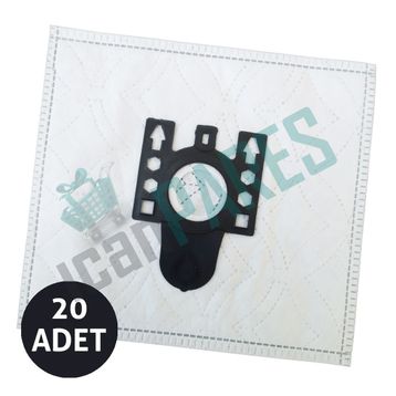 Miele S 8320 Cat Dog 20 Adet Uyumlu Süpürge Toz Torbası