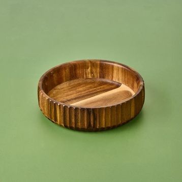 Mien Akasya Curve Kahverengi 22 cm Kase